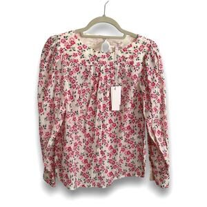 Rebecca Taylor Floral Long Sleeve Blouse, new with tags – Size S